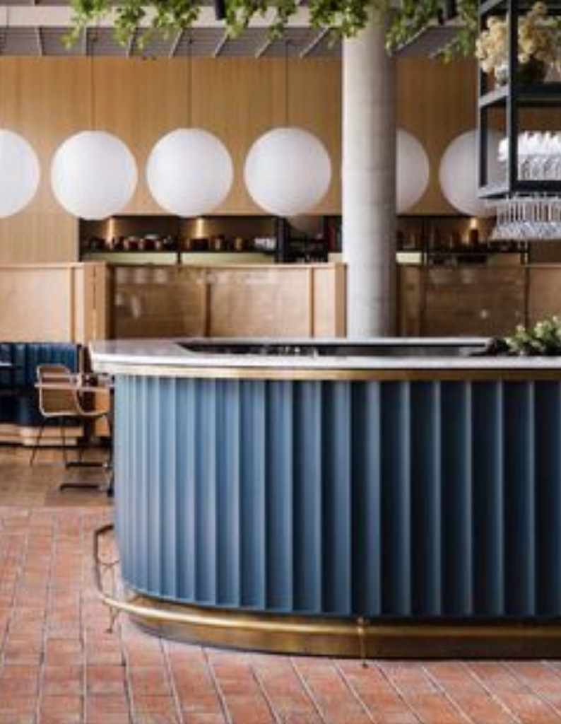 Bar Önü Seramik-09- 10X100 Oluklu Bar Seramik, Banko Diamond Tiles, Bar Önü Çini Seramik Kaplama, Mimari Çözümlerin Ortak Noktası Doku Seramik 